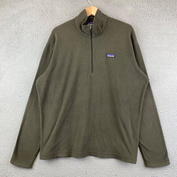 Patagonia Other - Patagonia Men's L Classic Synchilla Half Zip Fleece Pullover Brown
